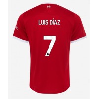 Liverpool Luis Diaz #7 Replika Hemmatröja 2023-24 Kortärmad
